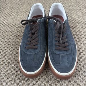 NWOT Loro Piana Men's Blue Suede Sneakers EU Size 41